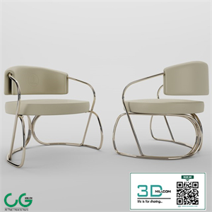 TRUSSRDI A-ROUND ARMCHAIR